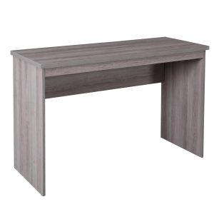 Sunjoy Modern Design Home Office Shell Desk Series with Simulated Cherry Wood Finish Table Top for Office, Bedroom, Living Room