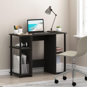 Furinno JAYA Compact Computer Study Desk, Espresso