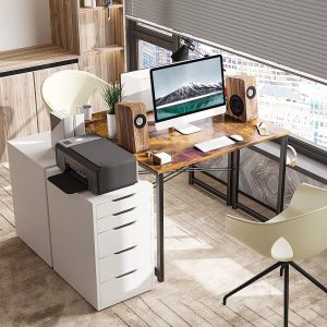 Coleshome 32 inch Computer Desk, Modern Simple Style Desk for Beroom/Home Office, Sturdy Student Writing Desk, Vintage