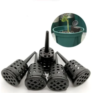 Plastic Plant Fertilizer Baskets With Lid Orchid Cultivate Park Root Nursery Pots Bonsai Portable Automatic Fertilizer Pot Box