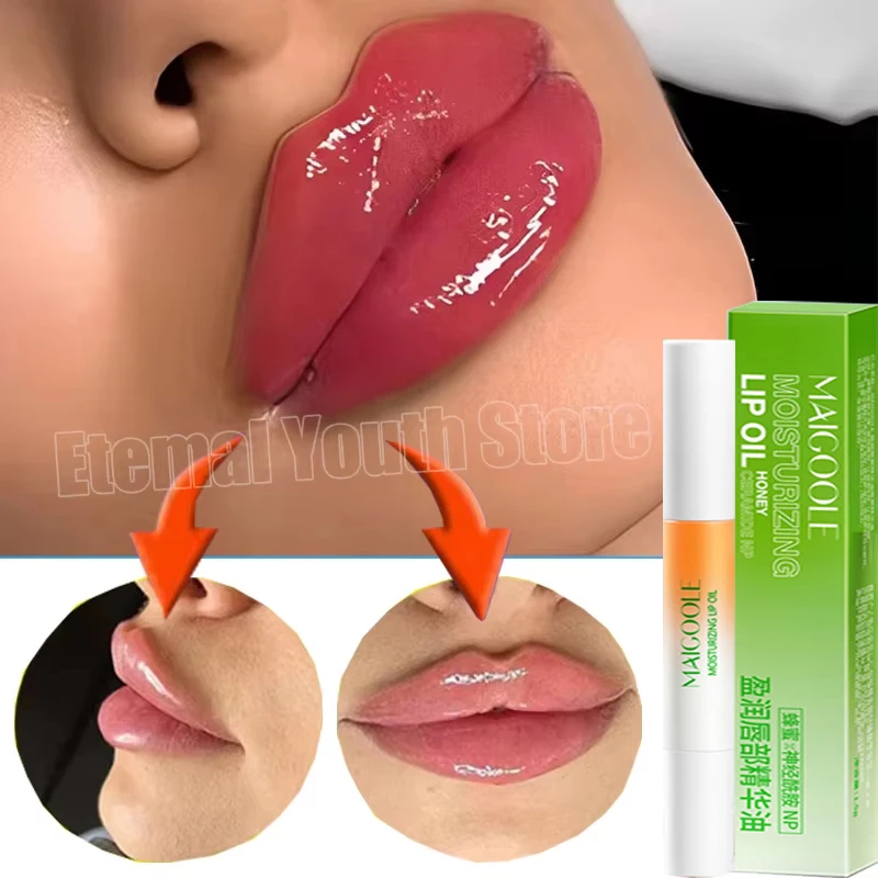 Instant Lip Plumping Gloss Reduce Fine Lines Plumper Serum Exfoliating Lasting Moisturizing Liquid Nourish Sexy Beauty Cosmetics