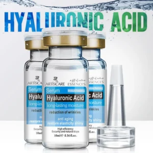 ARTISCARE Hyaluronic Acid Face Serum 3pcs for Hydrating Moisturizer Liquid Essence Skin Care Cream